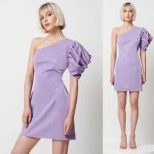 Elliatt One-Shoulder Lilac Dress